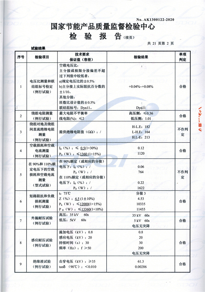 高低压试验报告-S11-1250白河白河白河油浸式变压器-2.jpg